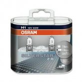 Комплект автоламп OSRAM H1 12V 55W SILVERSTAR 2.0 (P14.5s)   64150SV2